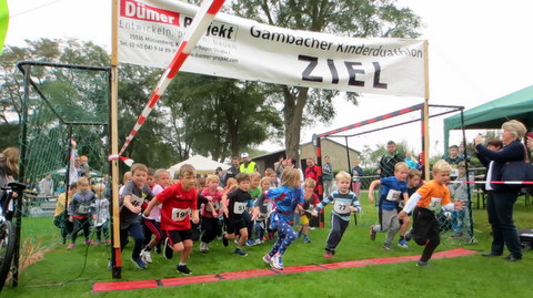 Start des Mini-Duathlons